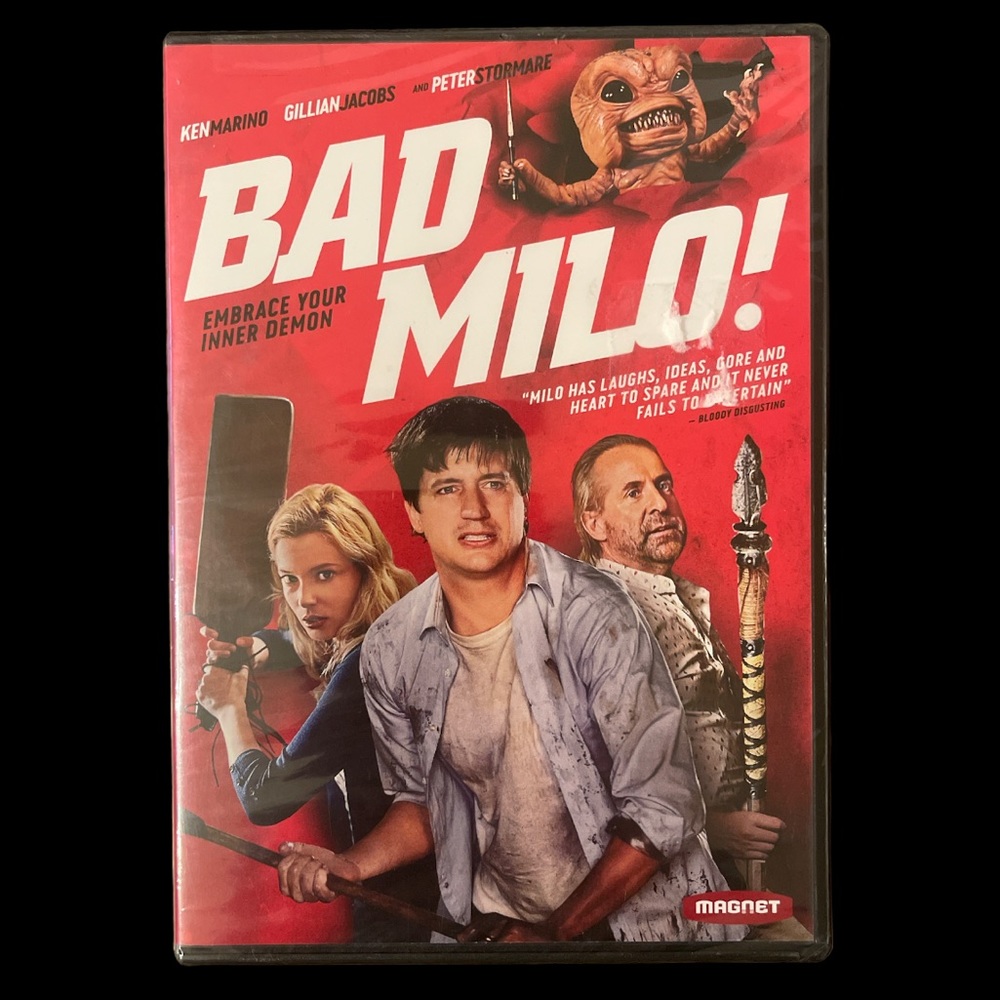 Bad Milo! Brand new on DVD